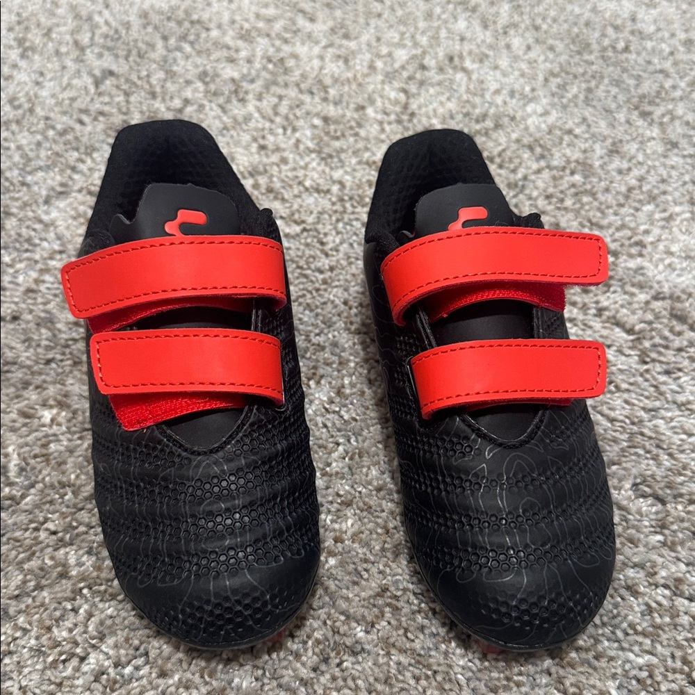 Kids Black and Red Sneakers